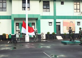 Awali Pekan Dengan Semangat Pengabdian, Kodim 0506/Tgr Gelar Upacara Bendera Mingguan