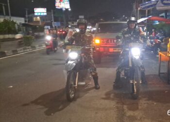 Cegah Begal dan Tawuran, Kodim 0506/Tgr Patroli Malam Bersama Komduk