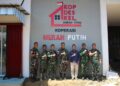 Pastikan Pembangunan Lancar, Dandim 1209/Bengkayang Dampingi Danrem 121/Abw Tinjau Pembangunan KDKMP