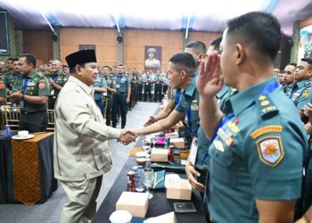 DANSESKOAL HADIRI TAKLIMAT PRESIDEN RI KEPADA PASIS DIKREG SESKO TNI DAN SESPIMTI POLRI, PASIS SESKOAD, SESKOAL, SESKAU DAN SESPIMMEN POLRI TAHUN 2026