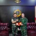 Perkuat Sinergitas TNI, Dankodaeral IX Terima Kunjungan Perdana Pangdam XV/Pattimura