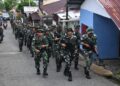 Tingkatkan Ketahanan Fisik, Prajurit Kodaeral IX Jalani Latihan Hanmars