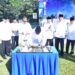 PANGKORMAR BERSAMA DANKORMAR DARI MASA KE MASA LETAKKAN BATU PERTAMA RENOVASI MASJID AL IKHLAS KESATRIAN MARINIR CILANDAK