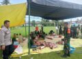 Babinsa Koramil 0201-16/TM Monitoring Pemotongan Hewan Qurban Idul Adha 1447 H di Desa Dalu Sepuluh B