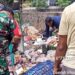 Peduli Lingkungan dan Cegah Penyakit ,Satgas Sampah Kodim 0502/JU Bersihkan Sampah di Jl. Plumpang Semper