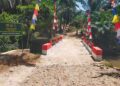 Kodim 0209/LB Rampungkan Pembangunan Jembatan Beton Penghubung Dusun IV Purwosari dan Desa Pulo Jantan