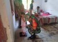 Cegah Stunting, Babinsa Tawangrejo Bersama Nakes Cek Kesehatan Balita Di Dusun Bendolowo