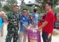 Babinsa Desa Baran Gotong Royong Bersama Warga Bersihkan Pantai, Wujudkan Lingkungan Bersih dan Lestari
