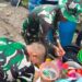 Usai Sarapan Pagi,Satgas Membantu Cuci Piring