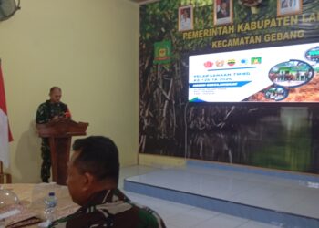Dihadapan Pangdam I/BB ,Dandim 0203/Lkt Paparkan Hasil TMMD 128 ,Pemkab Apresiasi Kerja TNI
