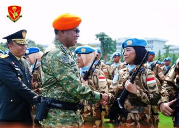 Panglima Korpasgat Hadiri Upacara Pemberangkatan Satgas TNI Konga UNIFIL TA 2026