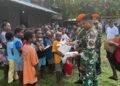Berikan Senyum dan Harapan Satgas Pasgat Gelar Bakti Sosial di Panti Asuhan Karya Anak Perdamaian