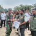 Perkuat Brigade Pangan, Dandim 0104/Atim Dampingi Bupati Serahkan Alsintan Modern
