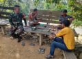 Secangkir Kopi, Seribu Informasi: Cara Humanis Babinsa Jaga Kondusifitas Wilayah