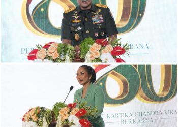 Peringati Usia ke 80, Persit Kartika Chandra Kirana Mantapkan Pengabdian Dalam  Berkarya
