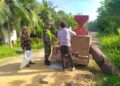 Serda Suyono Bantu Petani Manfaatkan Penggilingan Padi Keliling di Desa Binaan