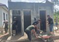 Progres Melesat, Pembangunan MCK TMMD di Alue Canang Kini Tembus 80 Persen