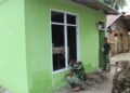 Gotong Royong TNI dan Warga Sulap Rumah Nurhabibah Jadi Lebih Layak Huni