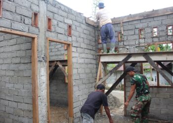 Kodim 0110/Abdya Dorong Penyelesaian RTLH untuk Warga Desa Gunung Cut