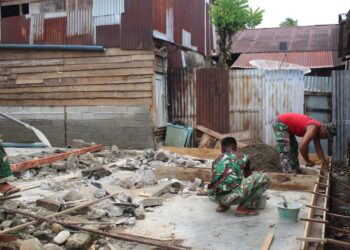 Progres RTLH TMMD Ke-128 Capai 90 Persen, Satgas Kodim 0110/Abdya Kembali Bedah Rumah Warga Prasejahtera