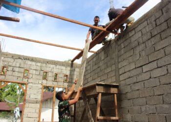 Rumah Gubuk Warga Gunung Cut Dirobah Jadi Layak Huni, Pasangan Lansia Terharu