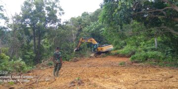 Akses Jalan Desa Gunung Cut Hampir Rampung, Satgas TMMD Catat Progres 1.995 Meter