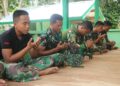 Doa dan Syukur Mengiringi TMMD 128, Warga Gelar Persejuk di TPA Babunajah