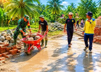Serda Suyetno Bantu Petani Cegah Hama Ulat Daun pada Tanaman Kacang Panjang