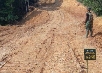 Jalan Baru Sepanjang 2,5 Kilometer di Gunung Cut Rampung 100 Persen