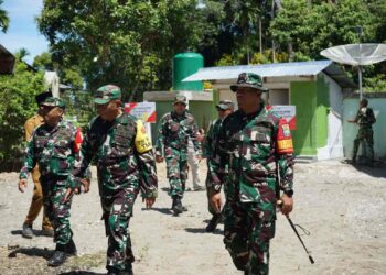 Kapok Sahli Pangdam IM Tinjau Langsung Pembangunan TMMD Ke-128 di Abdya
