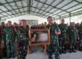 Pangdam I/BB Beri Pengarahan kepada Personel Satgas Pamtas RI–PNG Yonif 122/Tombak Sakti