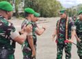 Kunjungi Yonif TP 865/SMW, Pangdam XV/Pattimura Tekankan Mental Petarung dan Bakar Semangat Prajurit