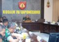 Akselerasi Militansi Prajurit, Pangdam IV/Diponegoro Terima Paparan Kesiapan Latihan Jajaran