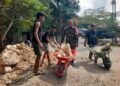Kodim 1604/Kupang Bangun Jembatan Beton, Perkuat Konektivitas dan Dorong Kesejahteraan Warga