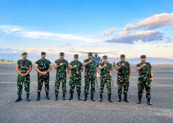 Pangdam IX/Udayana Lanjutkan Kunker ke NTT, Tinggalkan Bima dengan Helikopter Bell 412EPR