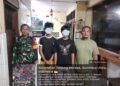 Babinsa Koramil 0201-16/TM Monitoring Penangkapan Diduga Pelaku Geng Motor, Dua Orang Diamankan Warga