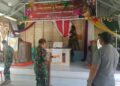 Program Karya Bakti TNI Rampungkan Rehabilitasi Gereja Jemaat Persiapan Agape Resort 35 Lahewa