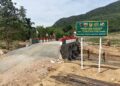 Jembatan Armco Penghubung Desa di Lau Baleng Karo Rampung Dibangun Kodim 0205/TK