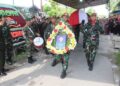 Dandim 0201/Medan Pimpin Upacara Persemayaman dan Pemakaman Secara Militer Alm.Serda Janter Marudut Manik