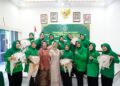 Persit KCK Cabang LXII Dim 0308/Padang Pariaman Gelar Pelatihan Sulam Peniti
