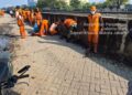 Terus Digencarkan,Satgas Grebek Sampah Kodim 0502/JU Tak Pernah Lelah Wujudkan Lingkungan Bersih