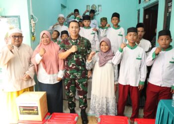 Kodim 0506/Tgr Resmikan Renovasi Yayasan Rumah Asuh Yatim & Dhuafa Al Jannah