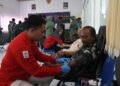 Donor Darah HUT ke-80 Pomad di Madiun