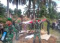 Kodim 0209/Labuhanbatu Gelar Upacara Persemayaman dan Pemakaman Militer, Antar Pengabdian Terakhir Purnawirawan TNI AD