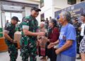Pangdam I/BB Tinjau Sumur Bor dan Rehab Gereja Program Karya Bakti di Toba