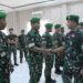 Dandim Pimpin Acara Korps Raport Pindah Satuan dan Penerimaan Personel Baru Kodim 0201/Medan