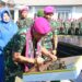 Komandan Kolatmar Menyambangi Sarang Pelatih Puslatsus Dan Resmikan Monumen 6 Tuntunan Prajurit Korps Marinir
