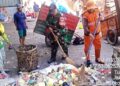 Terus Gencarkan Perangi Sampah,Komitmen Kodim 0502/JU Wujudkan Lingkungan ASRI