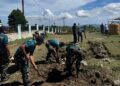 Karya Bakti Yonarmed 12 Kostrad Perkuat Infrastruktur Kesehatan bagi Masyarakat Perbatasan