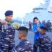 Sebanyak 91 Perwira Remaja AAL Angkatan ke-71 Diterima Langsung oleh Pangkoarmada II Dalam Upacara Tradisi Penerimaan